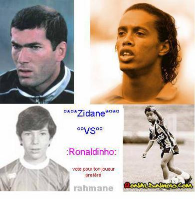 zidanne vs ronaldinho
