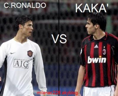 c ronaldo vs kaka'